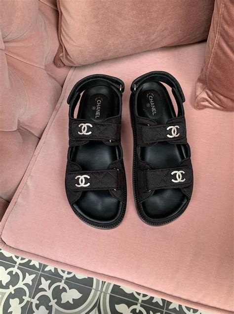 sandales chanel ete 2020|chanel suede sandals.